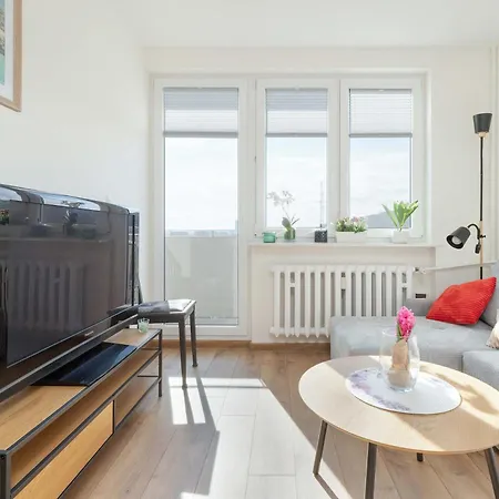 Apartmán Sloneczny Z Pieknym Widokiem Balkon & Parking By Renters Sopoty